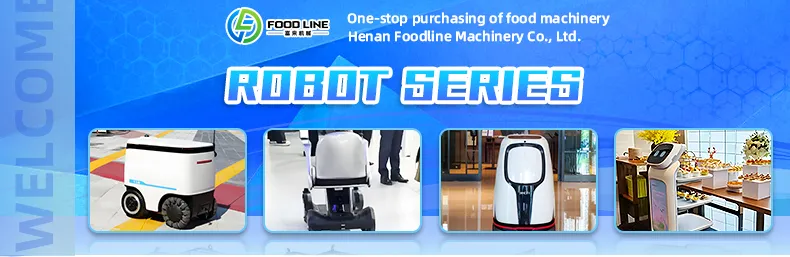 Smart Navigation Restaurant Food Delivery Robot Banner