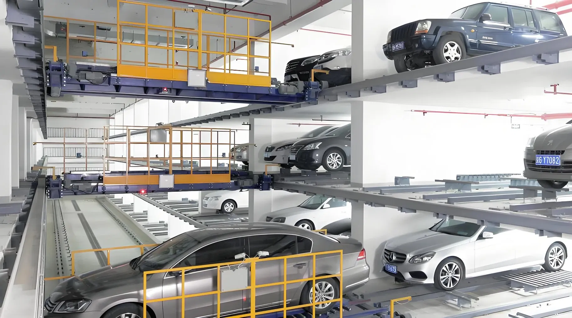 Automatic Hydraulic Car Storage Parking Shuttle System