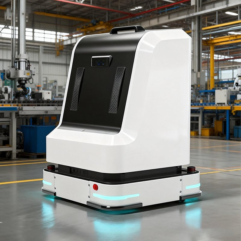 High-Capacity 400kg Automated Guided Vehicle with Laser Navigation