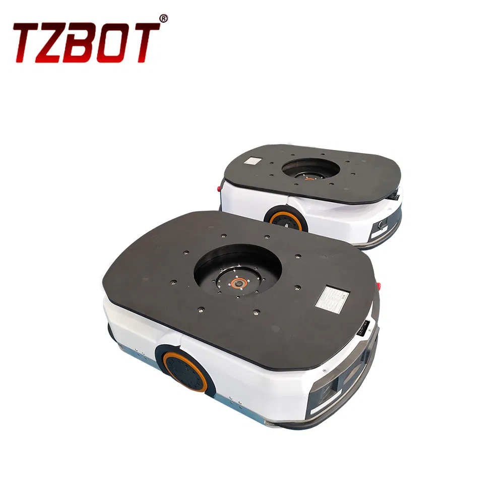 Tzbot Laser Guided 600kg Carry Capacity AMR Autonomous Mobile Robot with 360 Degree Rotary Lifting Device