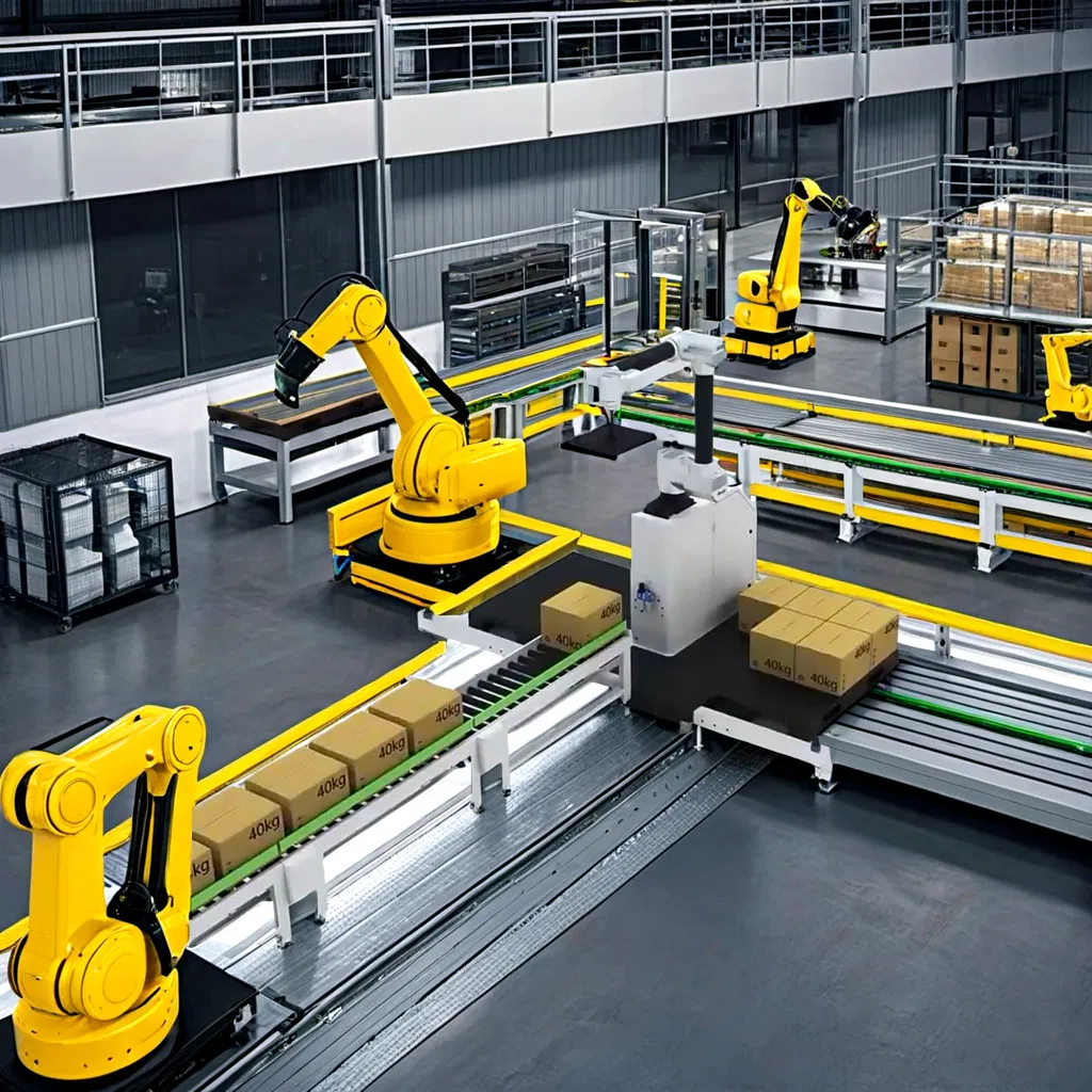 6 Axis Payload 40 Kg Collaborative Palletizing Robot Arm Cabot