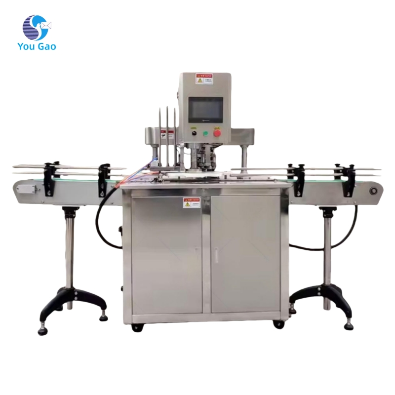 Robotic Can Sealing System Integrated with Conveyor for Unmanned Production Environment