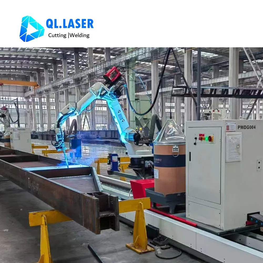 7axes Track Auto Robotic Welder System for Steel Fabrication