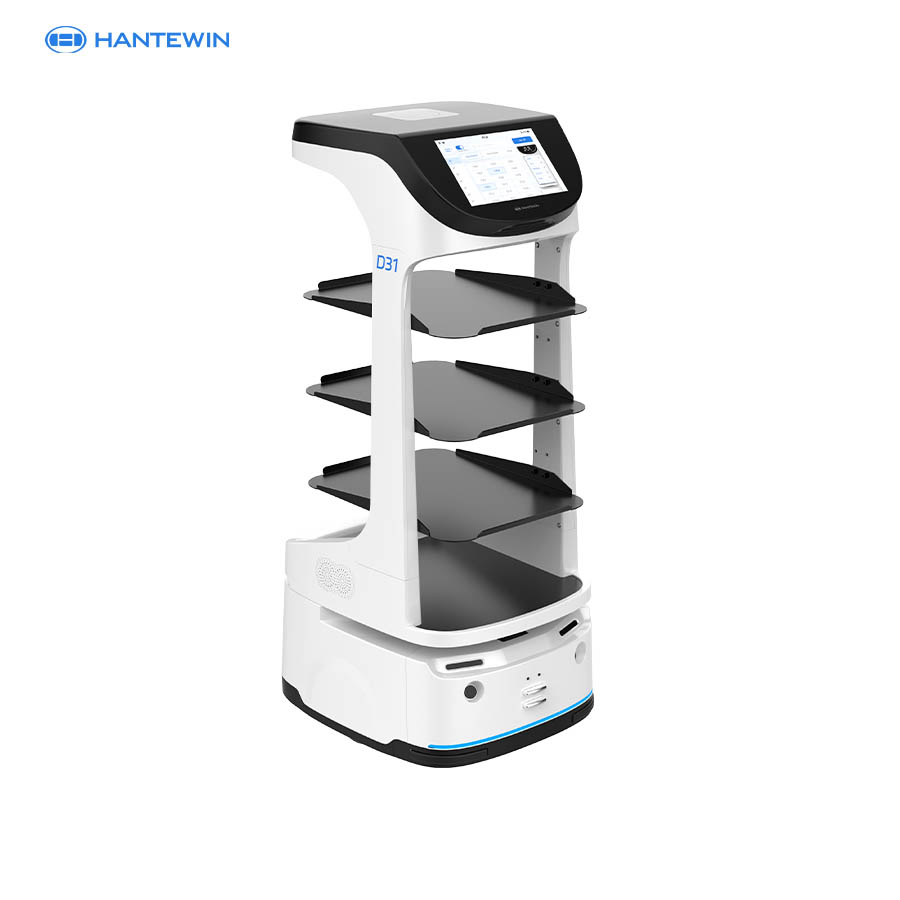 Intelligent Smart Fast Food Delivery Robot with Ai Navigation for Commercial Use