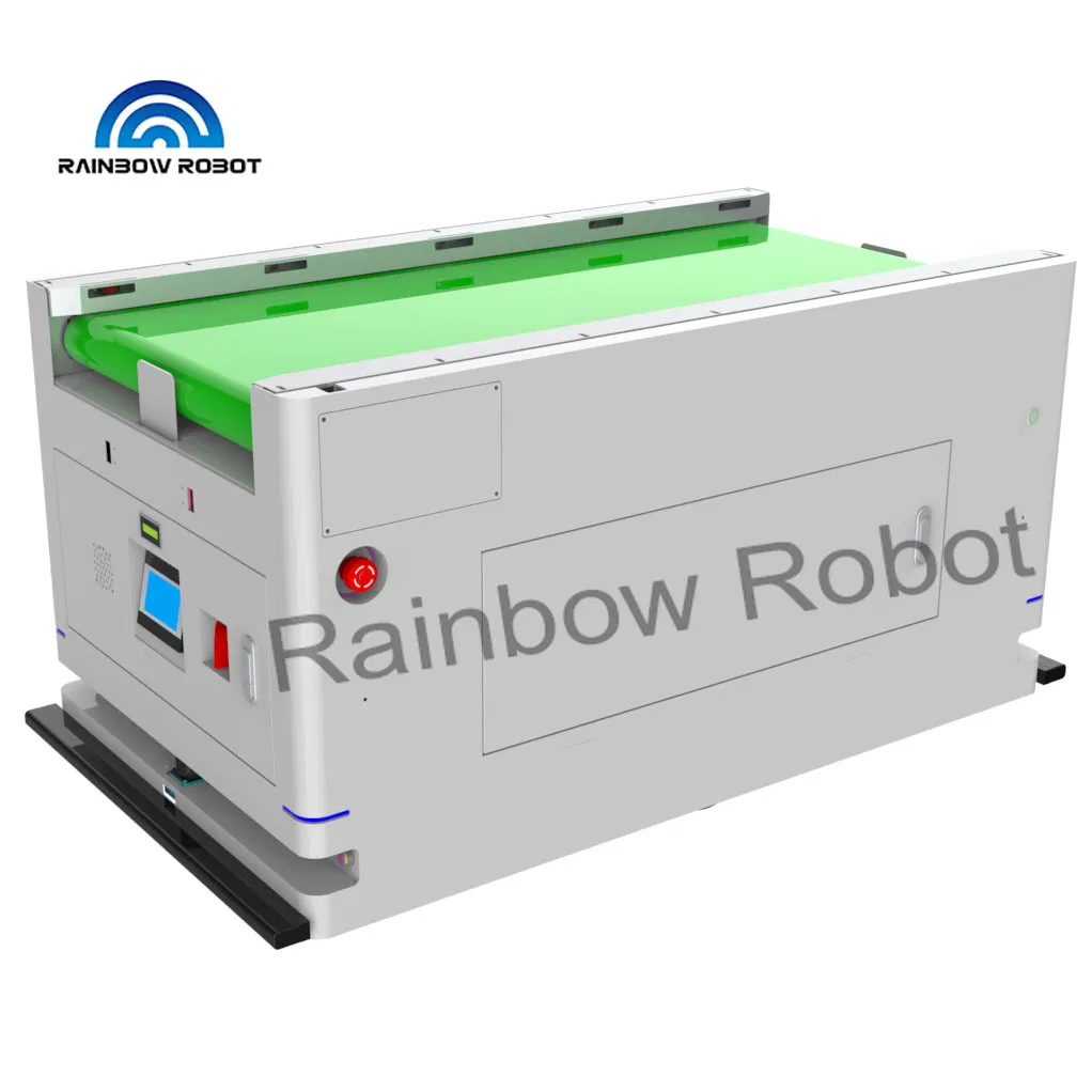 Heavy Duty Autonomous Mobile Agv Robot 500kg Latent Lifting Type AMR