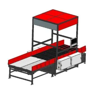Automated Packages Scanning Singulating Sorting Machine
