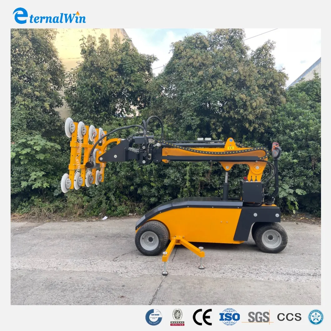 Large Load Capacity 1000kg Glass Sucker Vacuum Lifter Robot for Heavy Glass Transportation