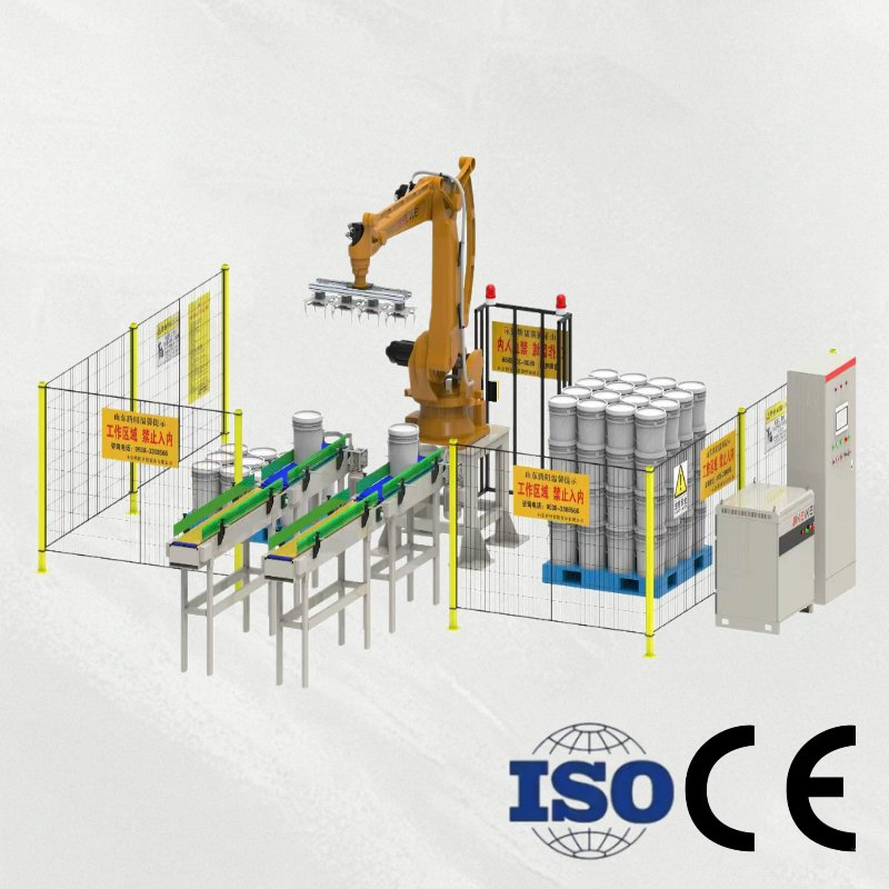 Robot Arm for Industrial Bulk Material Palletizing
