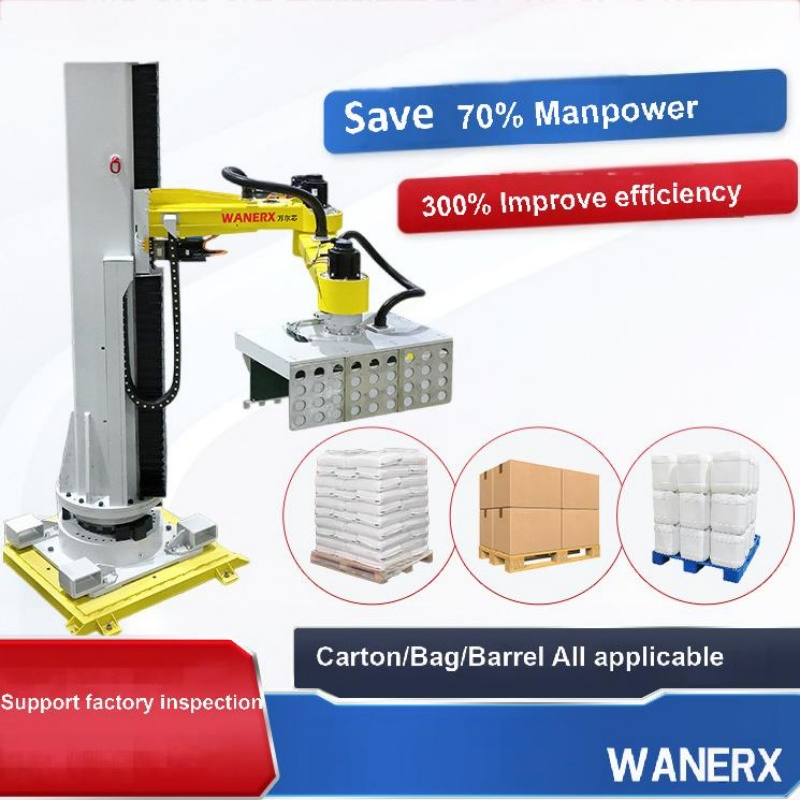 Automatic Robot Palletizing Machine 70kg-150kg for Carton Palletizing