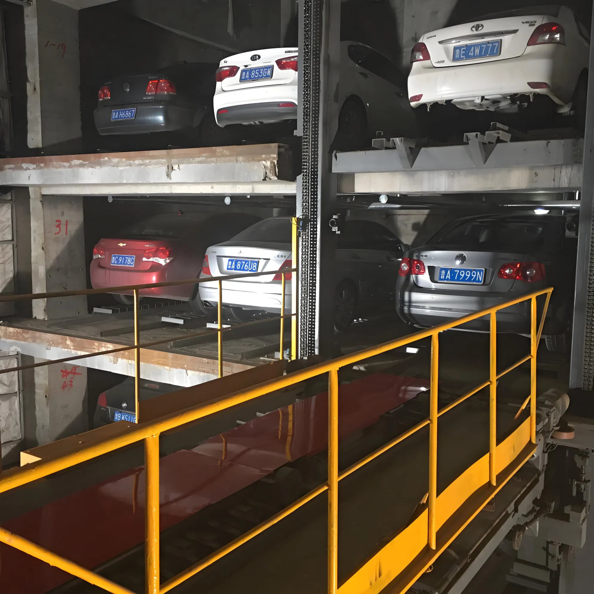 Intelligent Automated Parking System of Shuttle Type with CE