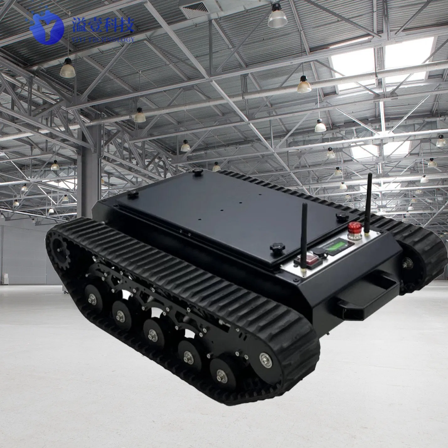 Post Disaster Reconstruction Tracked Robot Chassis with Heavy Load Capacity for Debris Removal