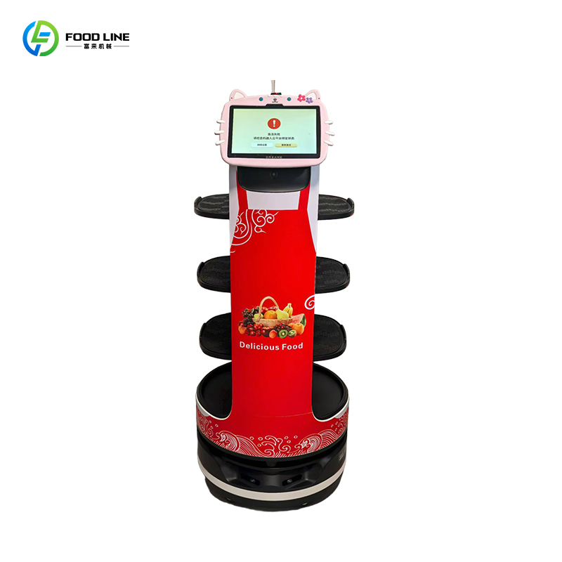 Smart Food Delivery Navigation Restaurants Hotels Coffee Shops Server Robot Waiter Robot