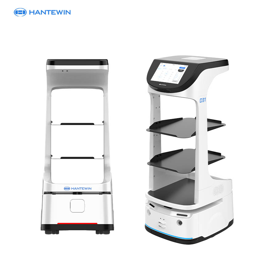 Autononmous Food Delivery Robot Robotic Service Waitress Robot for Hotel Restaurant Cafe