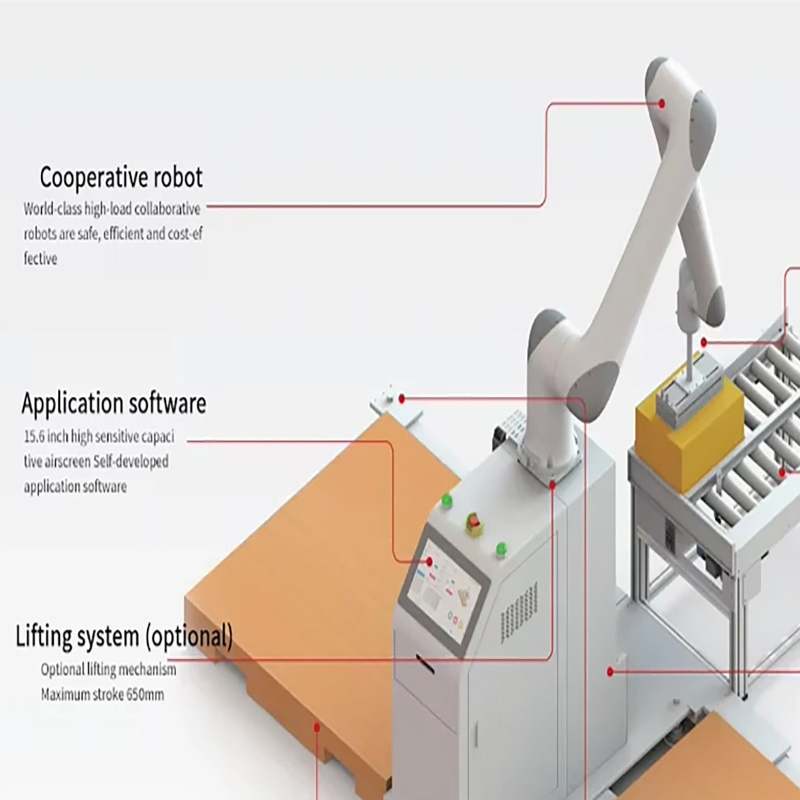 Express Carton Handling Robot Industrial Collaborative Palletizer