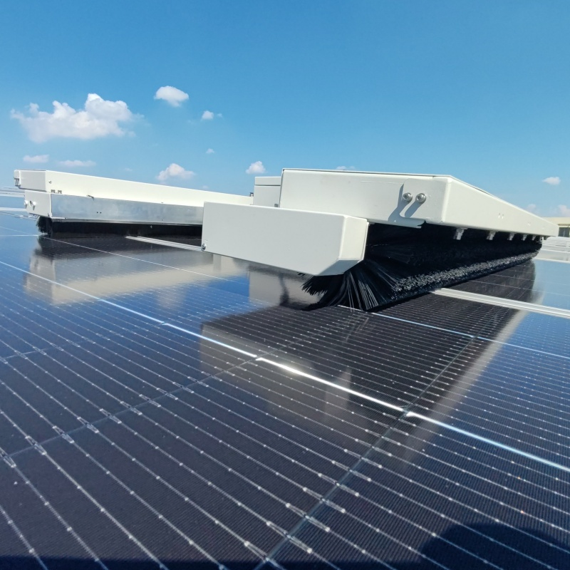 Lidar Navigation High-Torque Solar Smart PV Trackless Cleaning Robot