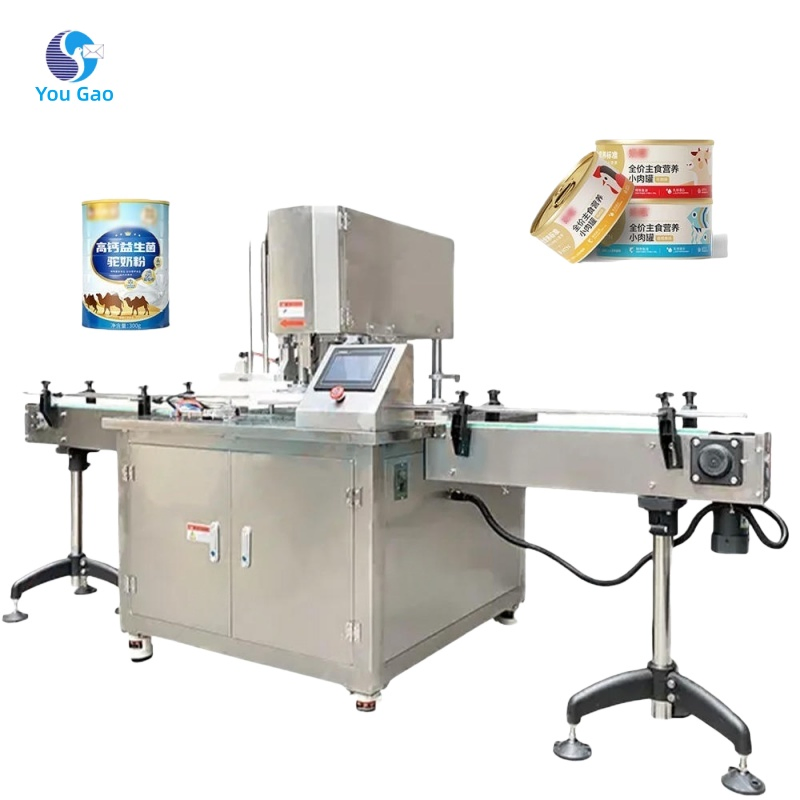 Robotic Can Sealing System Integrated with Conveyor for Unmanned Production Environment