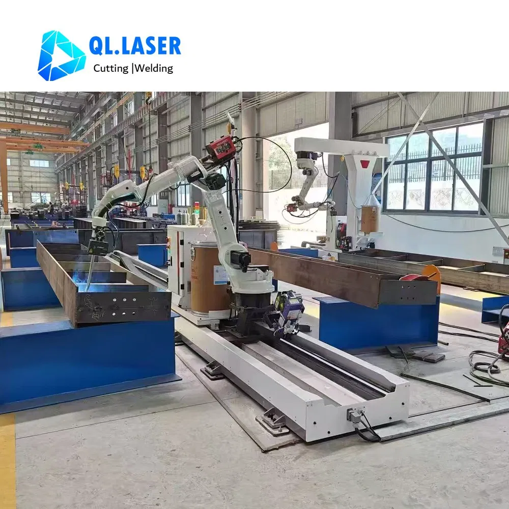 7axes Track Auto Robotic Welder System for Steel Fabrication
