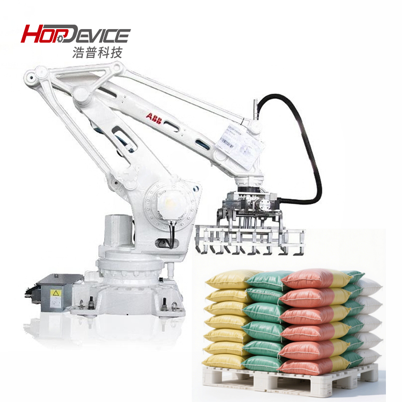 Industrial Robotic Stacking Arm High Efficiency Robot Palletizer Heavy Load Robot for Beverage Food