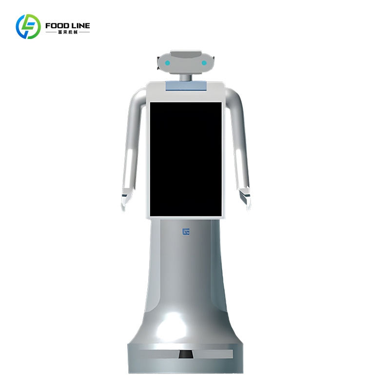 Commercial Front Desk Reception Food Delivery Service Robot for Hotel