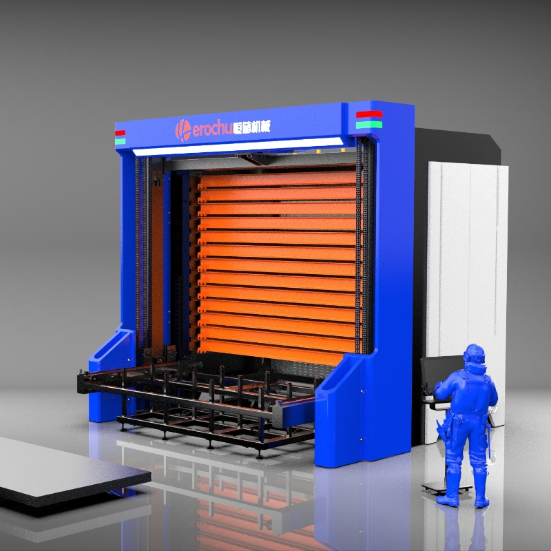 Advanced Automated Vertical Warehouse Steel Plate Handling Robot System