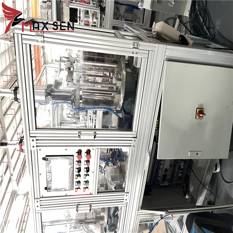 Double Speed Chain Conveyor Robotic Palletizing System for Precision Instrument Convey with Low Noise