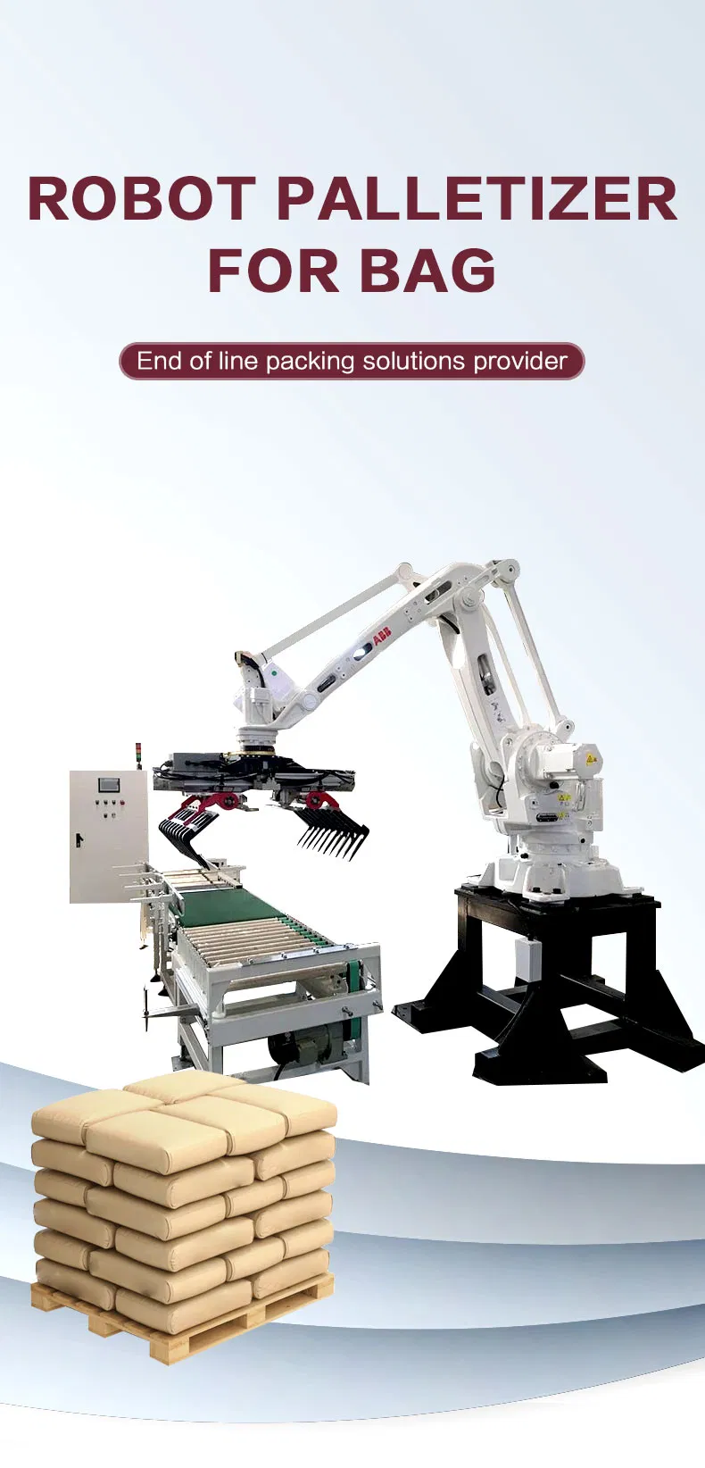 Robotic Bag Palletizer System 1