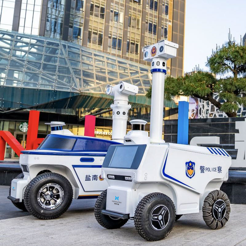 Panoramic Camera 360° Obstacle Avoidance Ai-Driven University Campus Security Robot