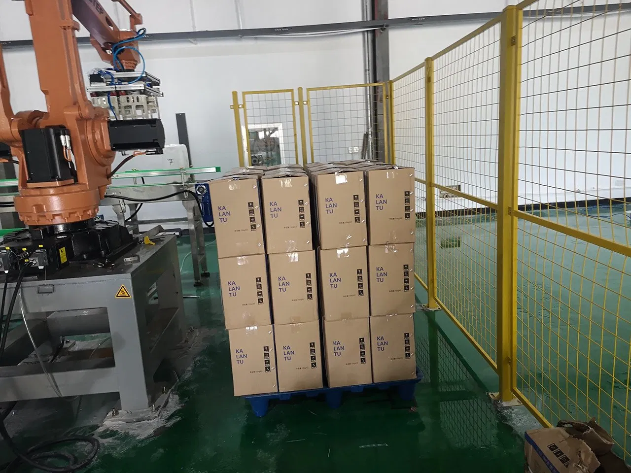 Robotic Automated Palletizing System-Factory-Grade Gantry Robot Arm for Bags, Cases, Bottles &amp; Cartons