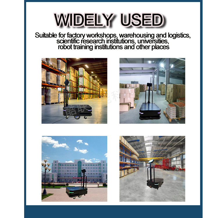 Agv AMR Autonomous Mobile Robot Delivery Agv Robot for Logistics Transportation Lidar-Based AMR