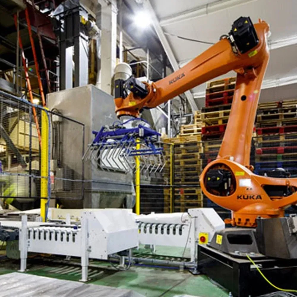 Automatic Robot Bag Palletizing Equipment Bag Palletizing System for Cement