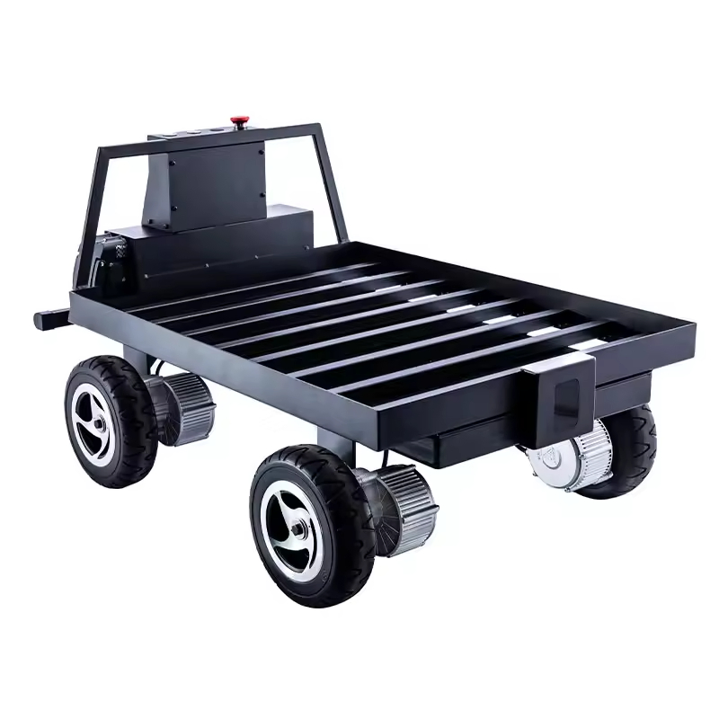 Glgw 200kg Customized Industrial 4 Wheel Warehouse Transport Picking Trolley Cart Automatic Following Trolley Robot