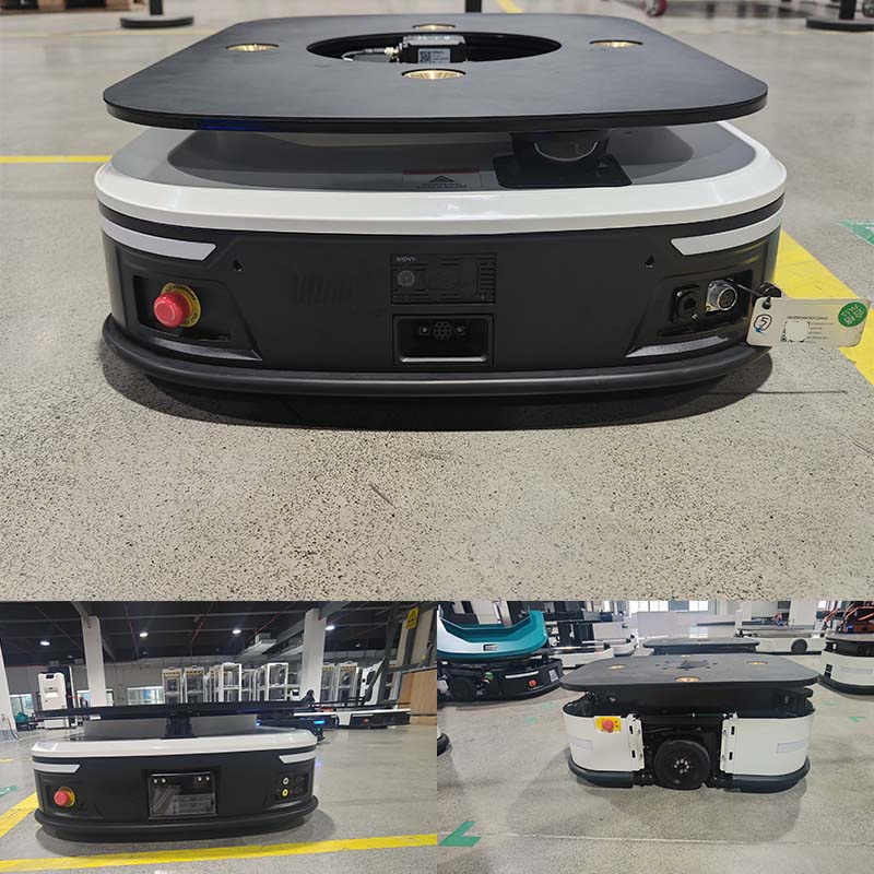 Efficient Mobile Agv Robot for Heavy Material Transport