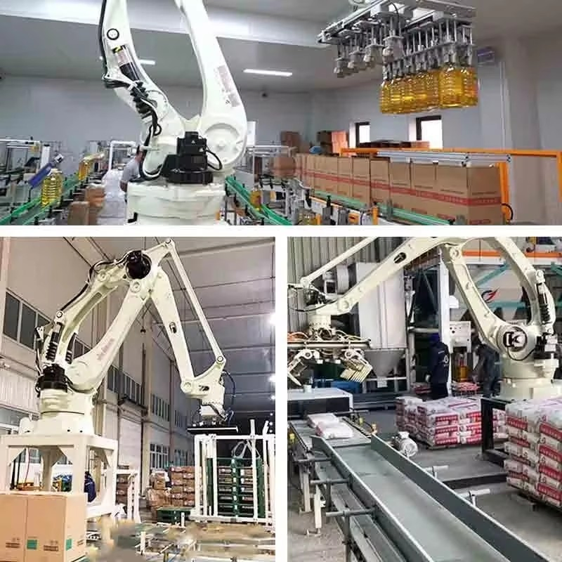 Automated Warehouse Pallet Robots 6 Axis Industrial Cobot 10kg 20kg Robotic Palletizer Collaborative Robotic Arm