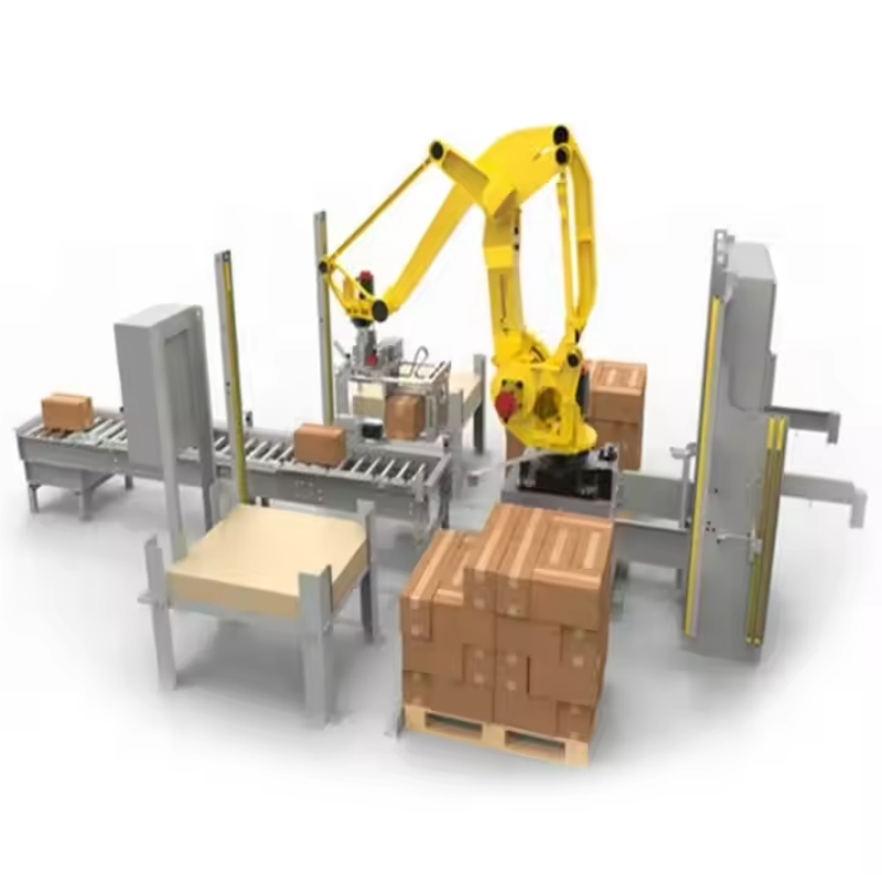 High-Performance Industrial Robot Arm System Robotic Palletizer for Heavy Load Palletizing and Stacking Solutions