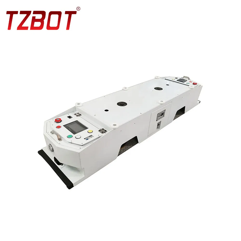 Agv Product Manufacturer 1000kg Load Lurking Automated Guided Vehicle Autonomous Mobile Robot with L1845*W435*H338 Dimensions Low Height (TZAGV-LB03)