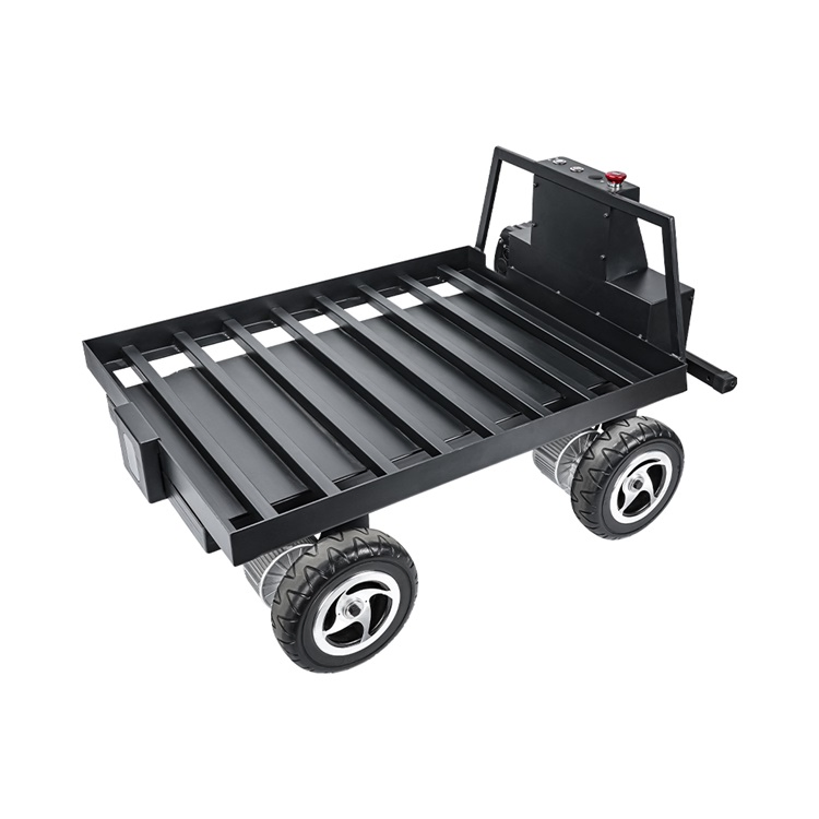 Industrial 4 Wheel Warehouse Transport Picking Cart Automatic Following Trolley Robot