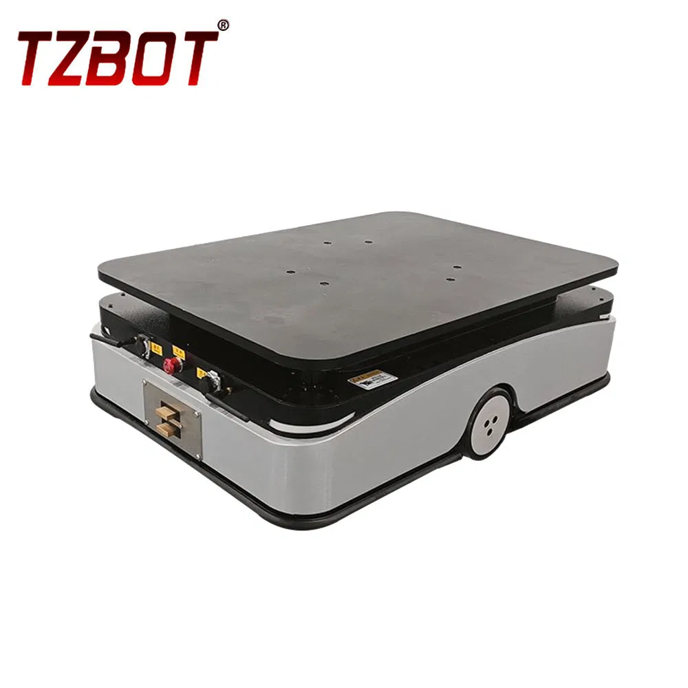 Tzbot China Manufacture Laser Agv 600kg Heavy Load Capacity AMR Robot Warehouse Jacking up Slam Agv Autonomous Smart Car Robot for Material Handling