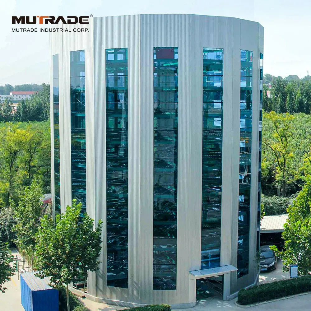 Multi Level Automated Parking Building Mechanical Robot Smart Car Parking Tower System