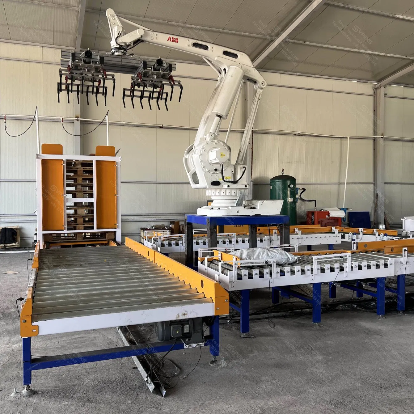 Hopdevice ABB660 Industrial Robot Palletizing and Depalletizing Stacking Smart Solutions