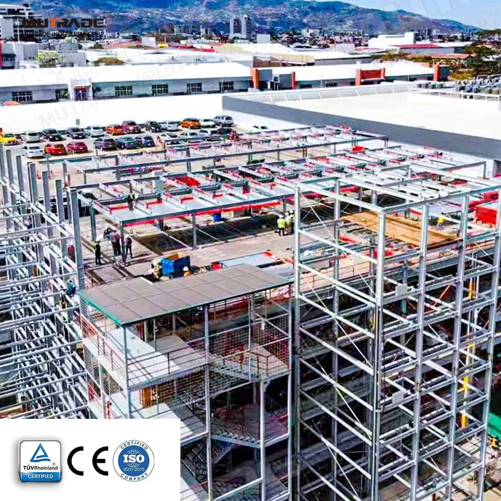 6 Floors Max 60 Cars Fully Automatic Stack Parking Aisle Type Parking System