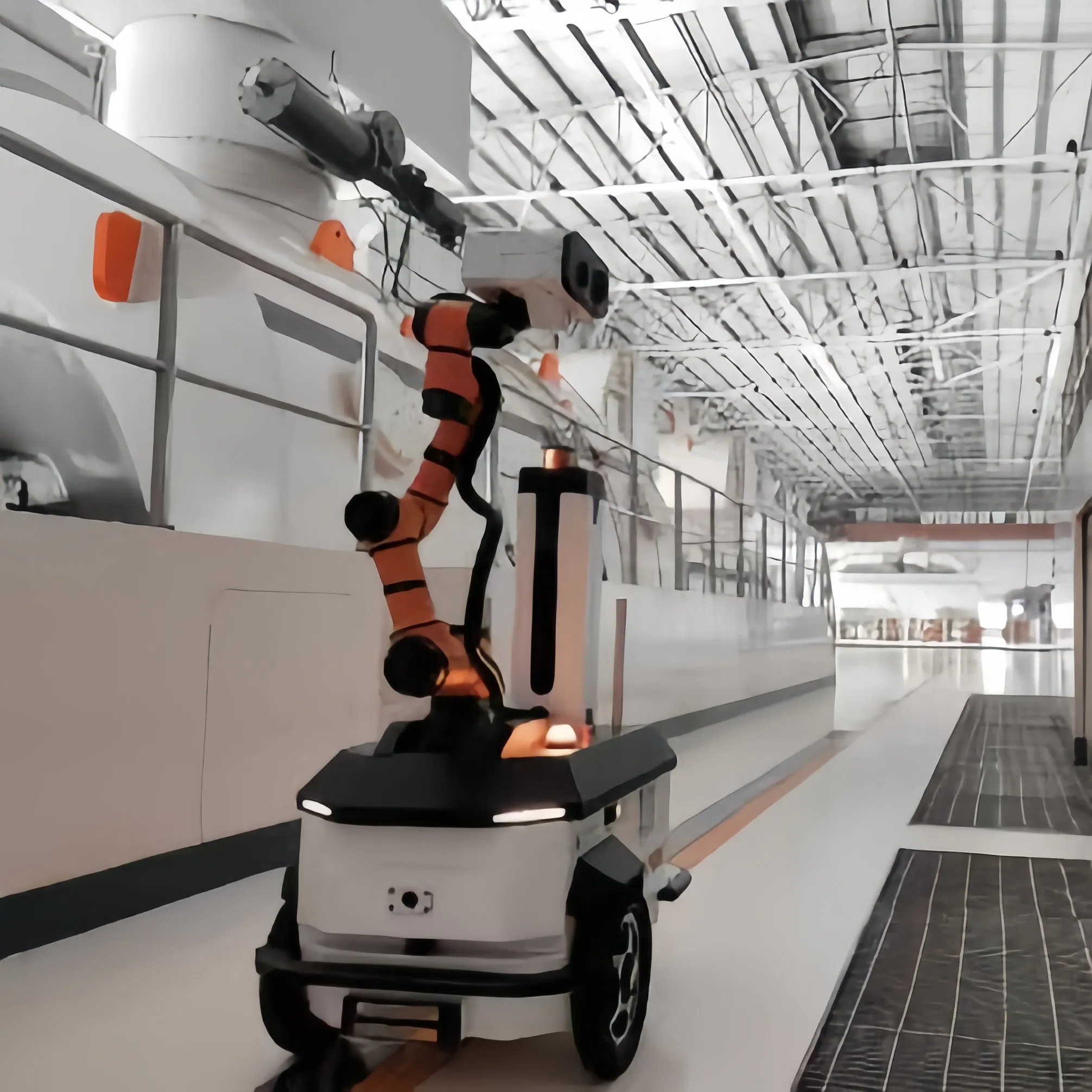 Aubo AMR300 Mobile Composite Robot with Laser Navigation Unmanned Workshop Intelligent Material Handling Agv Transport Robot