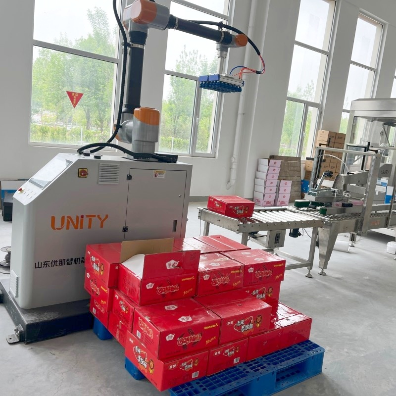 Full Automatic Palletizing Machine Collaborative Robots Palletizer for Warehouses Energy-Efficient