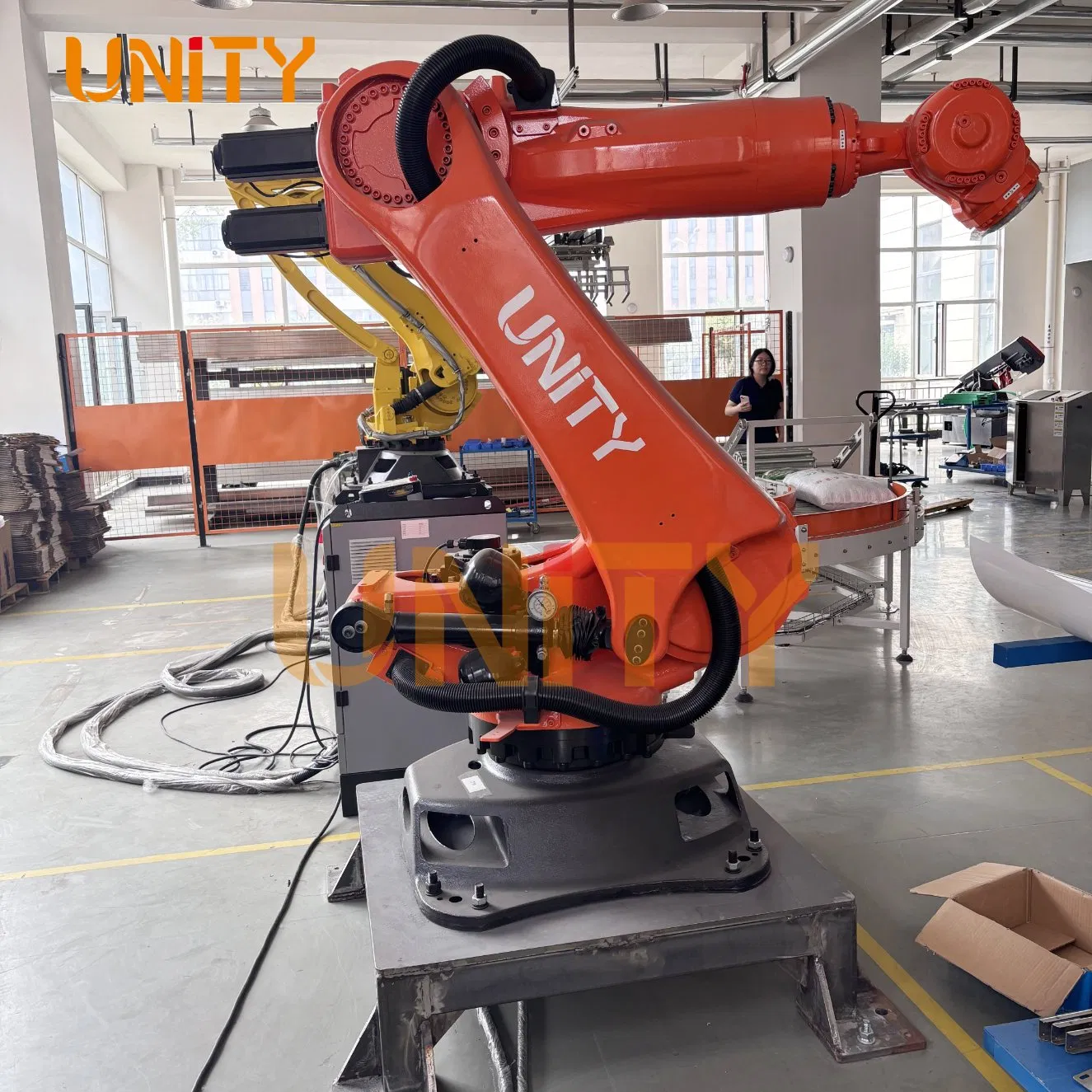 Manufacturer 3D Vision System Depalletizing Robot 40kg Bags Depalletizing Robotic with Depalletizing Speed 1-2ton Per Hour