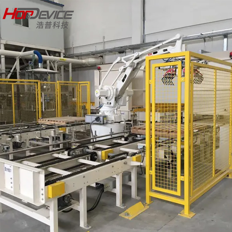 Industrial Robotic Stacking Arm High Efficiency Robot Palletizer Heavy Load Robot for Beverage Food