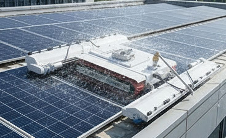 Low Consumption Ai-Driven Lightweight Autonomous PV Railed Cleaning Robot