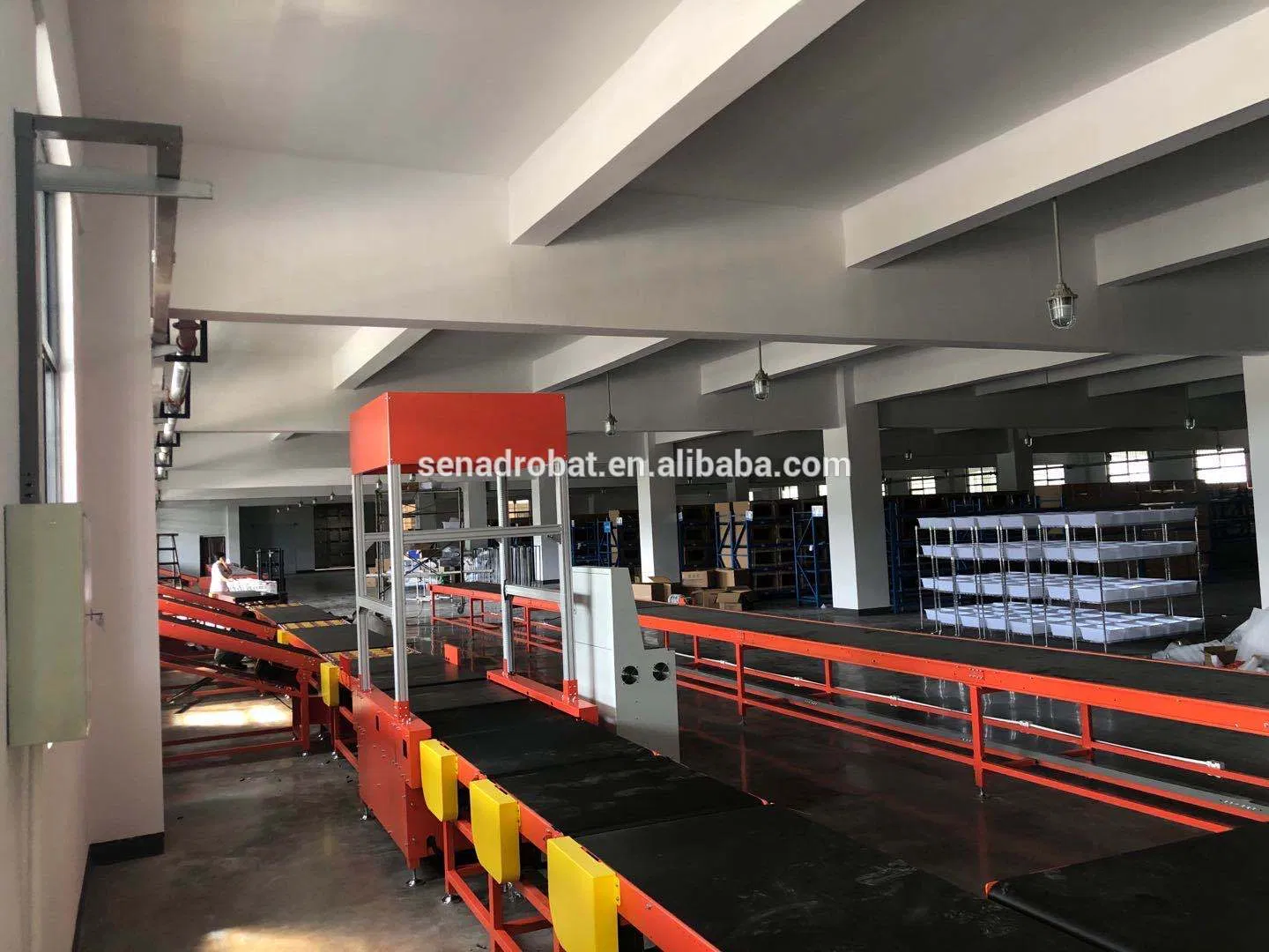 Warehouses Six Sides Box Sorted Parcel Package Sorting System Dws Logistic Machine Sorter Dynamic Dws Conveyors Line