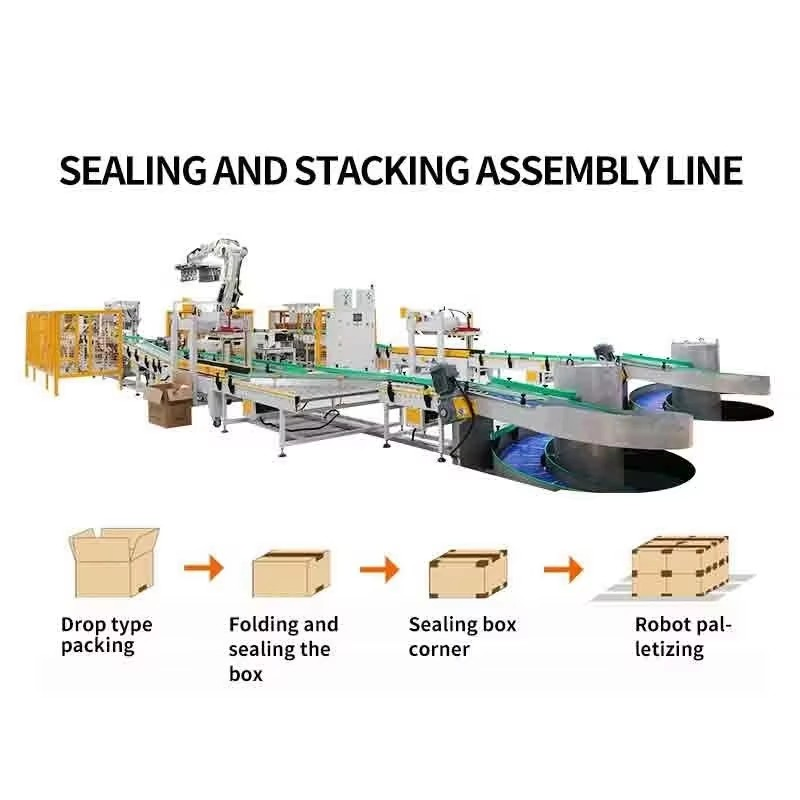 Automated Warehouse Pallet Robots 6 Axis Industrial Cobot 10kg 20kg Robotic Palletizer Collaborative Robotic Arm