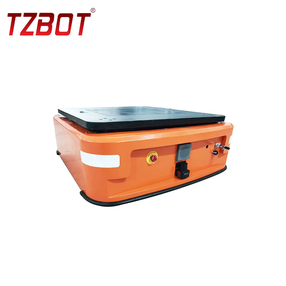 Tzbot 1000kg Heavy Load Capacity Magnetic Sensor Agv Warehouse Jack-up Robots Autonomous Mobile Robot for Warehouse Material Transportation