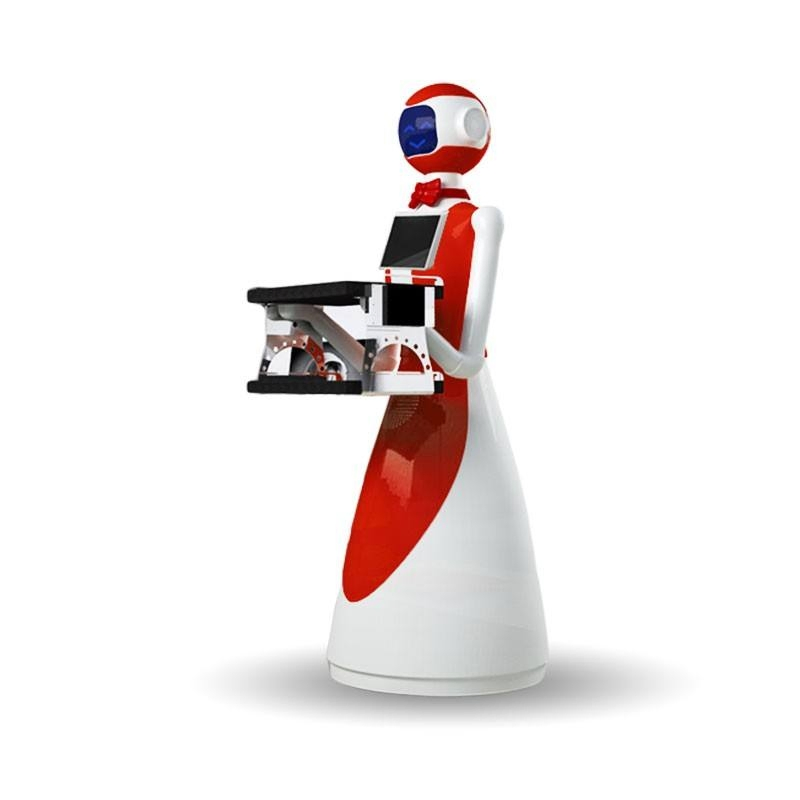 Restaurant and Hotel Food Delivery Humanoid Service-Lele Delivery Robot