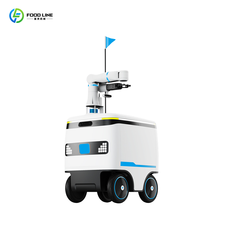 Self Driving Smart Vending Room Service Outdoor Autonomous Hotel Delivery Robot
